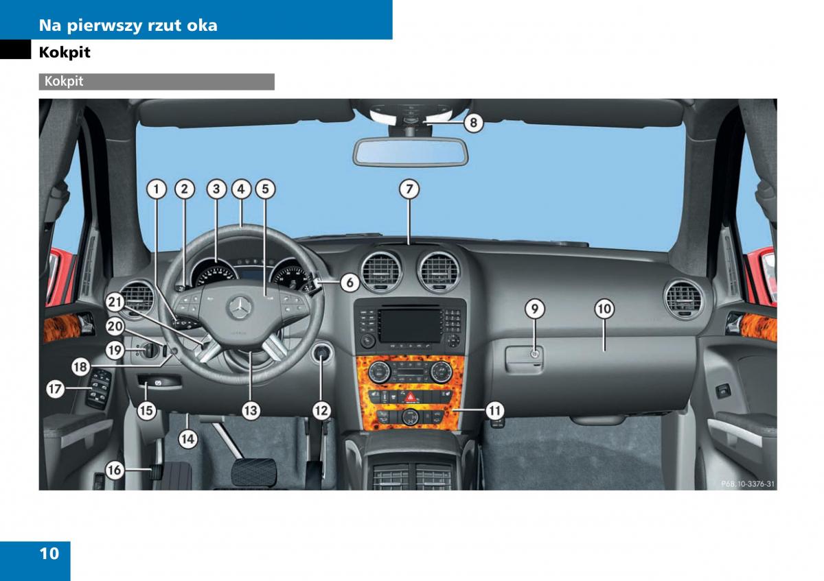 manual  Mercedes ML W164 instrukcja / page 12