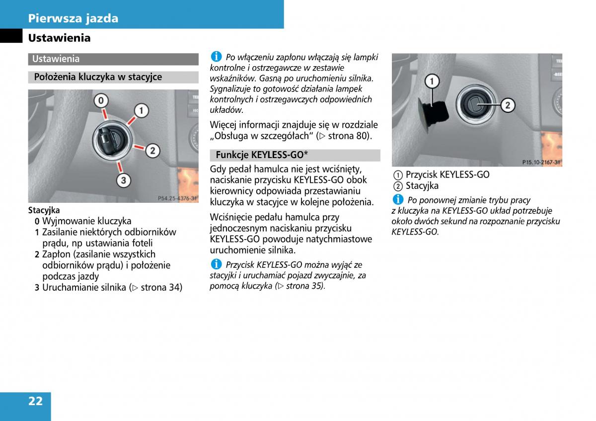 Mercedes ML W164 instrukcja obslugi / page 24