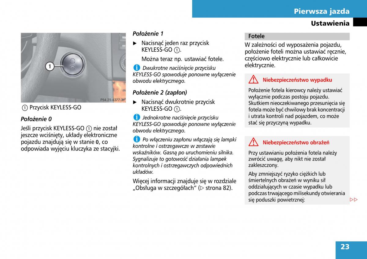 instrukcja obsługi Mercedes ML Mercedes ML W164 instrukcja / page 25