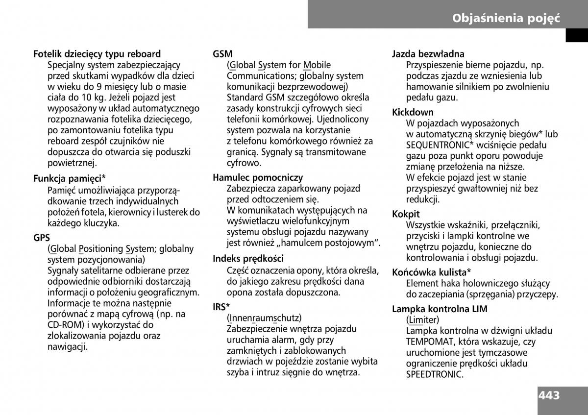 manual  Mercedes ML W164 instrukcja / page 445