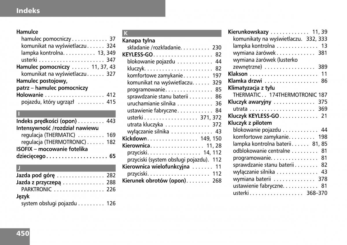 manual  Mercedes ML W164 instrukcja / page 452