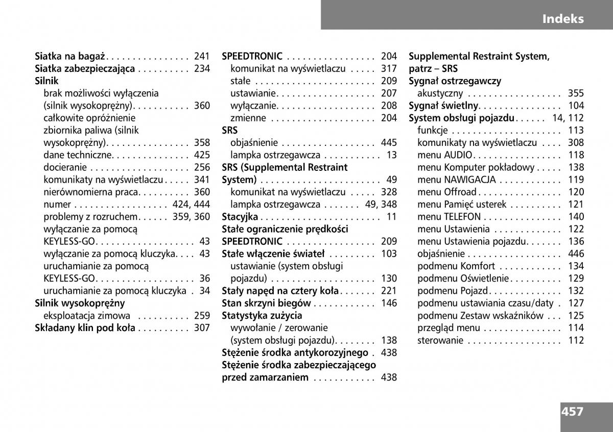 manual  Mercedes ML W164 instrukcja / page 459