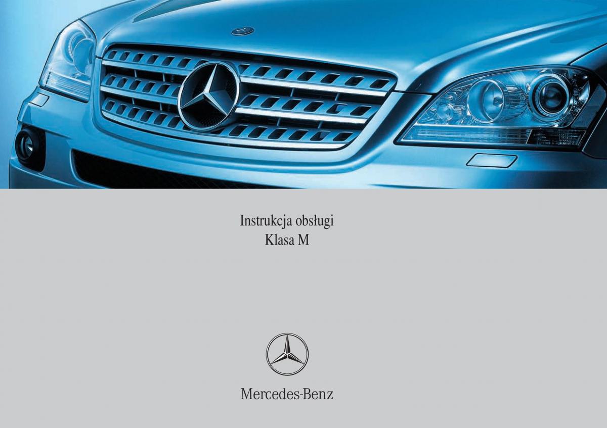 Mercedes ML W164 instrukcja obslugi / page 1