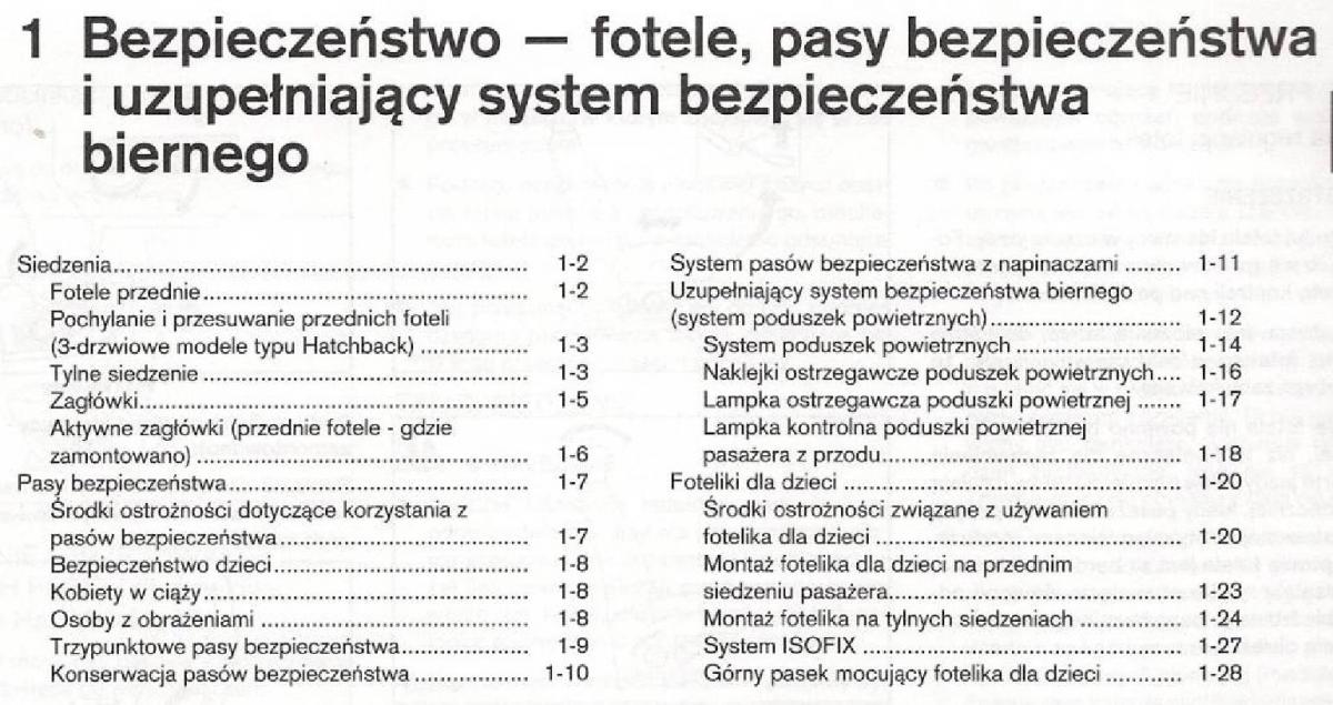 Nissan Micra III K12 instrukcja obslugi / page 14