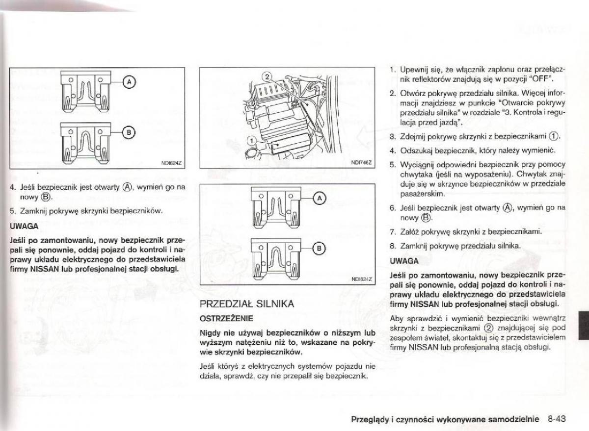 instrukcja obsługi Nissan Micra Nissan Micra III K12 instrukcja / page 216