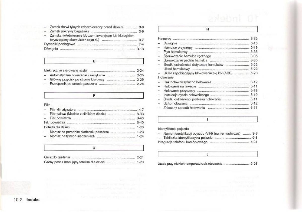 instrukcja obsługi Nissan Micra Nissan Micra III K12 instrukcja / page 239