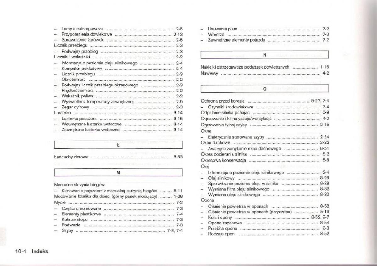 instrukcja obsługi Nissan Micra Nissan Micra III K12 instrukcja / page 241