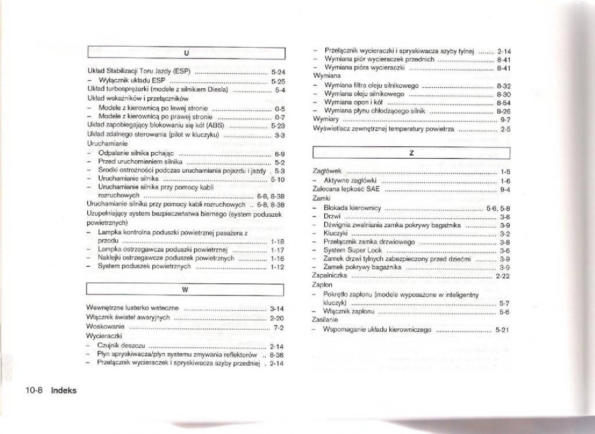 instrukcja obsługi Nissan Micra Nissan Micra III K12 instrukcja / page 245