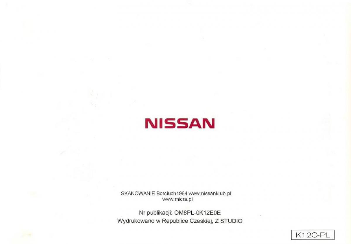 instrukcja obsługi Nissan Micra Nissan Micra III K12 instrukcja / page 250