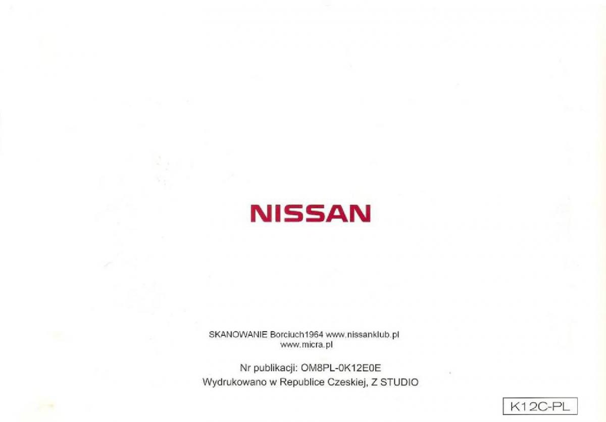 manual  Nissan Micra III K12 instrukcja / page 250