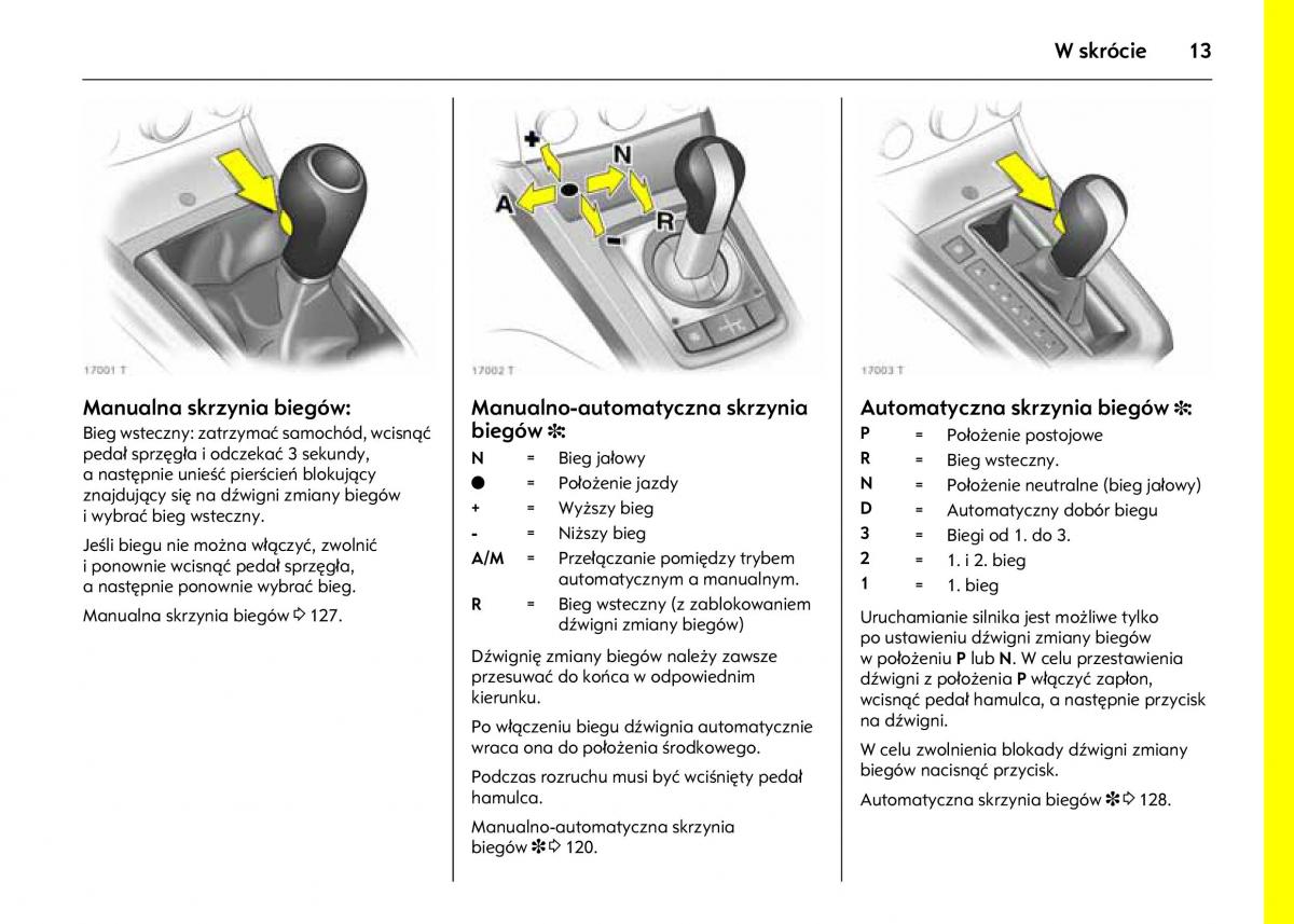 Opel Astra IV J instrukcja obslugi / page 17