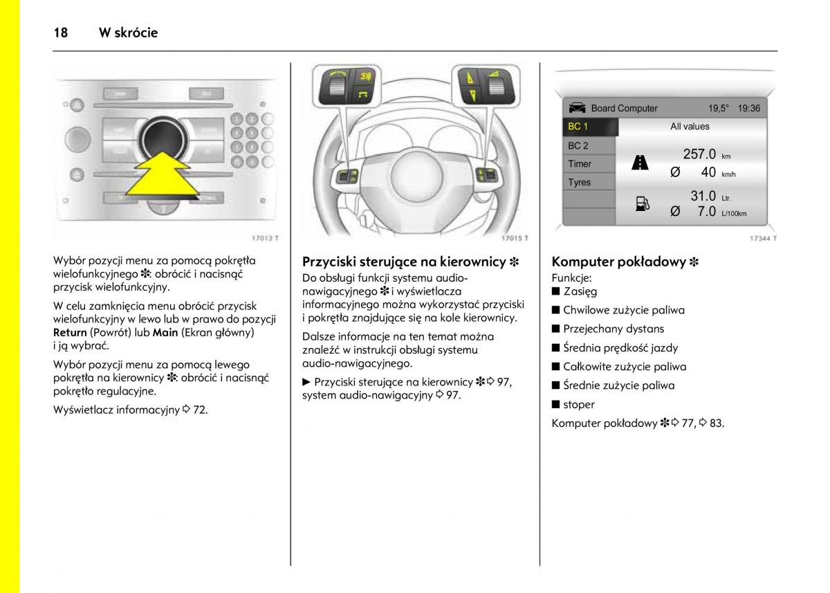 Opel Astra IV J instrukcja obslugi / page 22