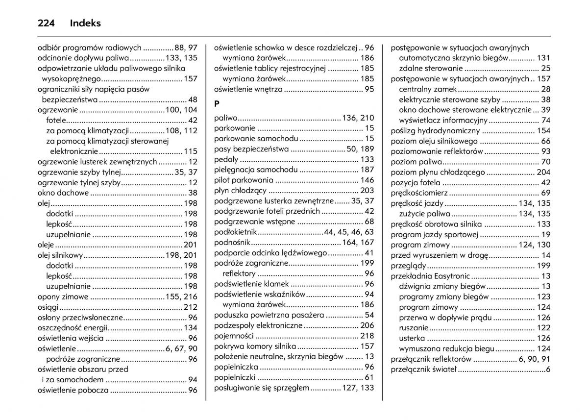 manual  Opel Astra IV J instrukcja / page 228