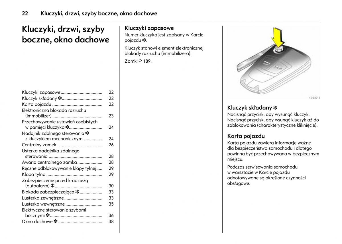 Opel Astra IV J instrukcja obslugi / page 26