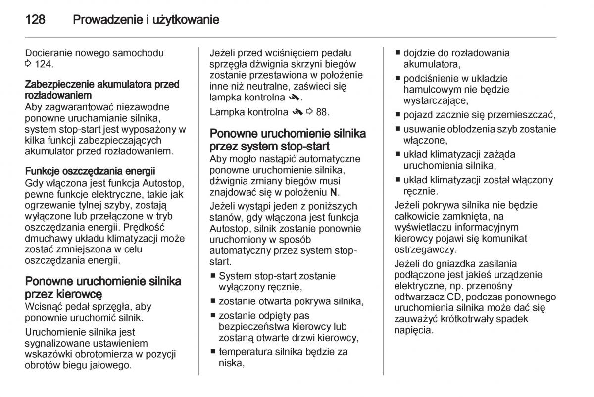 Opel Corsa D instrukcja obslugi / page 130
