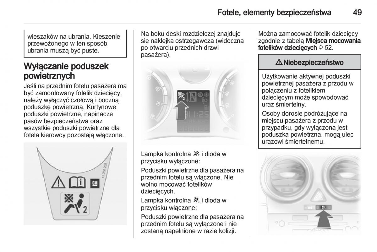  Opel Corsa Opel Corsa D instrukcja / page 51