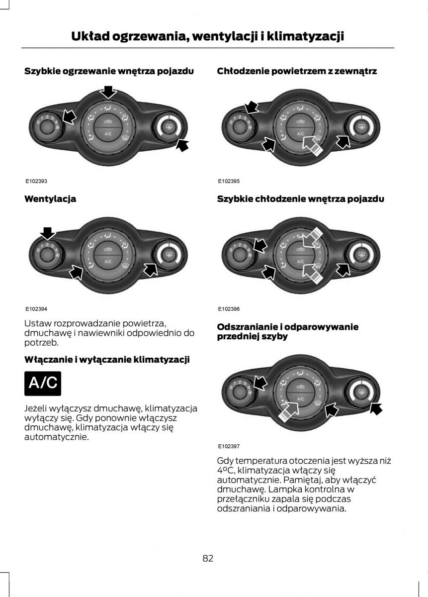 instrukcja obsługi Ford Fiesta Ford Fiesta VII instrukcja / page 84