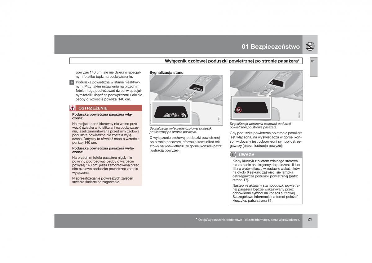 manual  Volvo V70 XC70 III instrukcja / page 22
