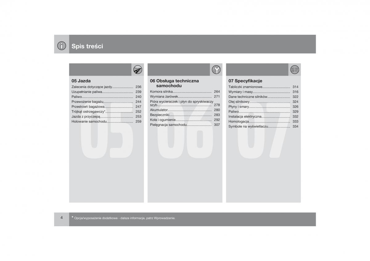 manual  Volvo V70 XC70 III instrukcja / page 5