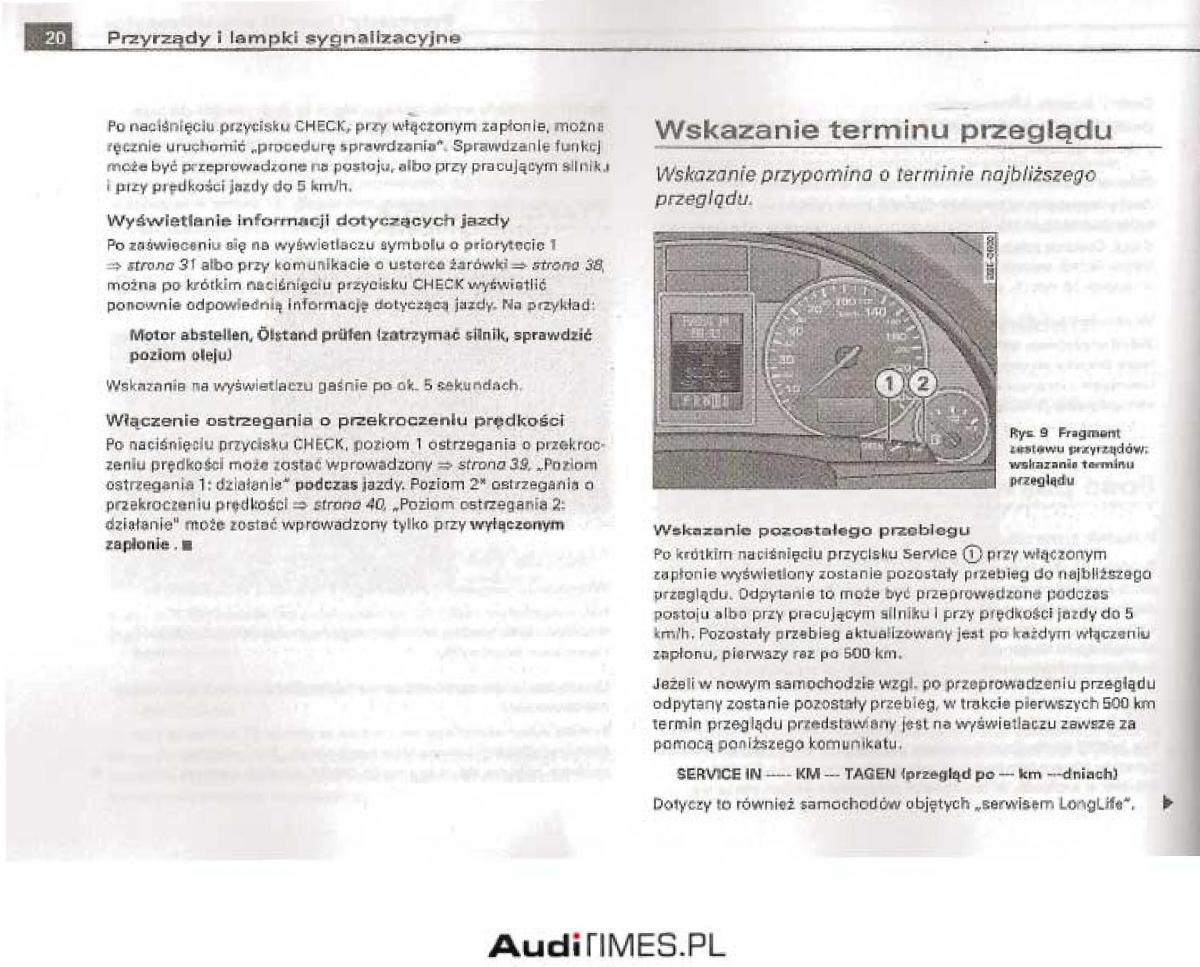 Audi A4 B6 instrukcja obslugi / page 15