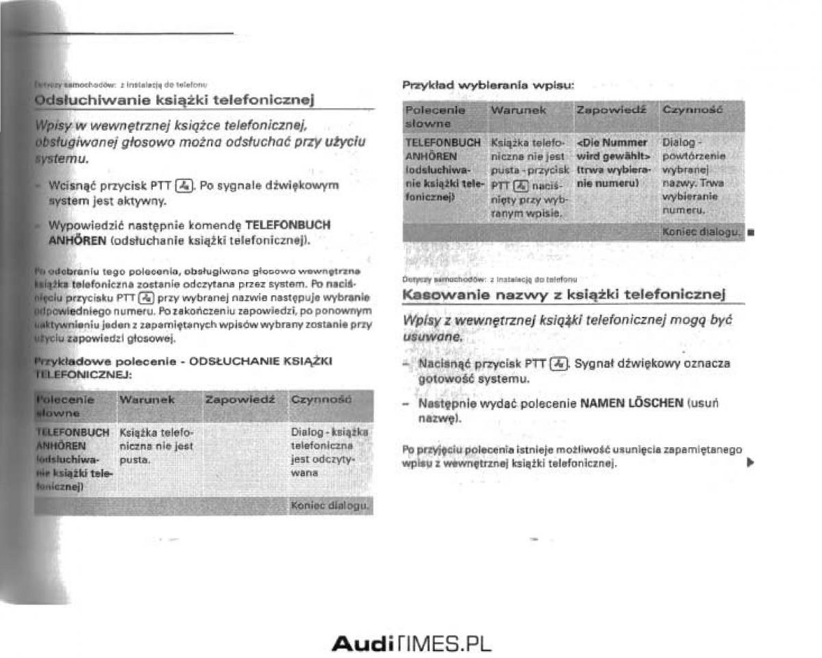 Audi A4 B6 instrukcja obslugi / page 193