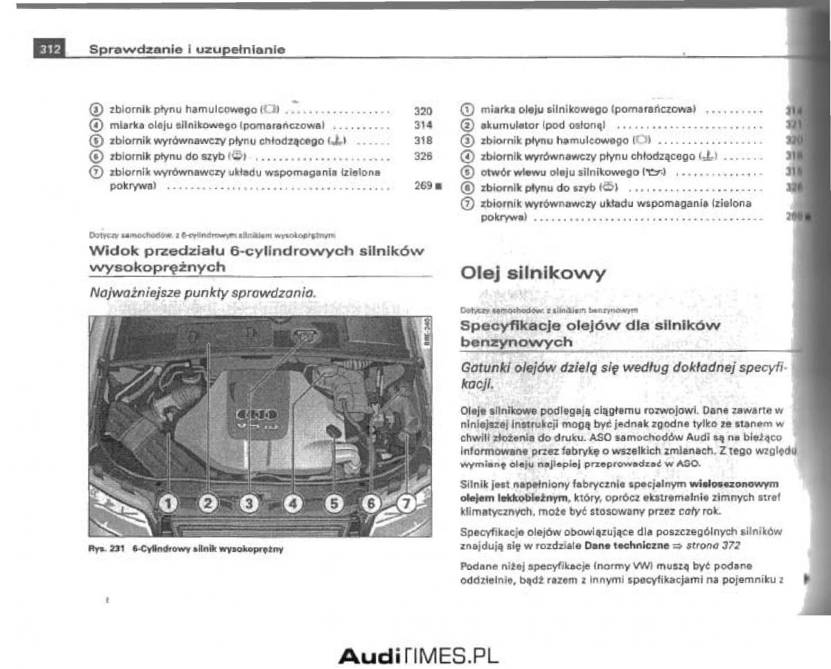 Audi A4 B6 instrukcja obslugi / page 298