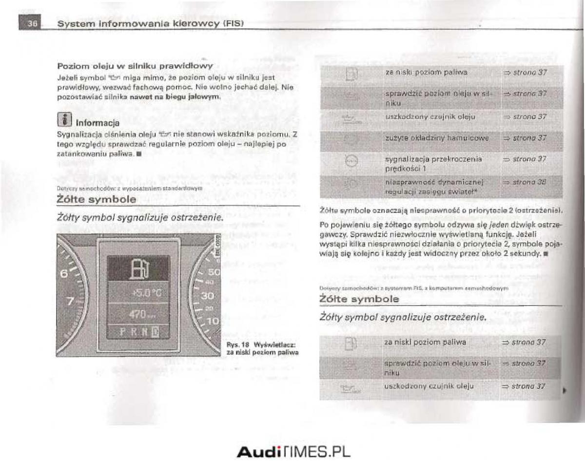 Audi A4 B6 instrukcja obslugi / page 31