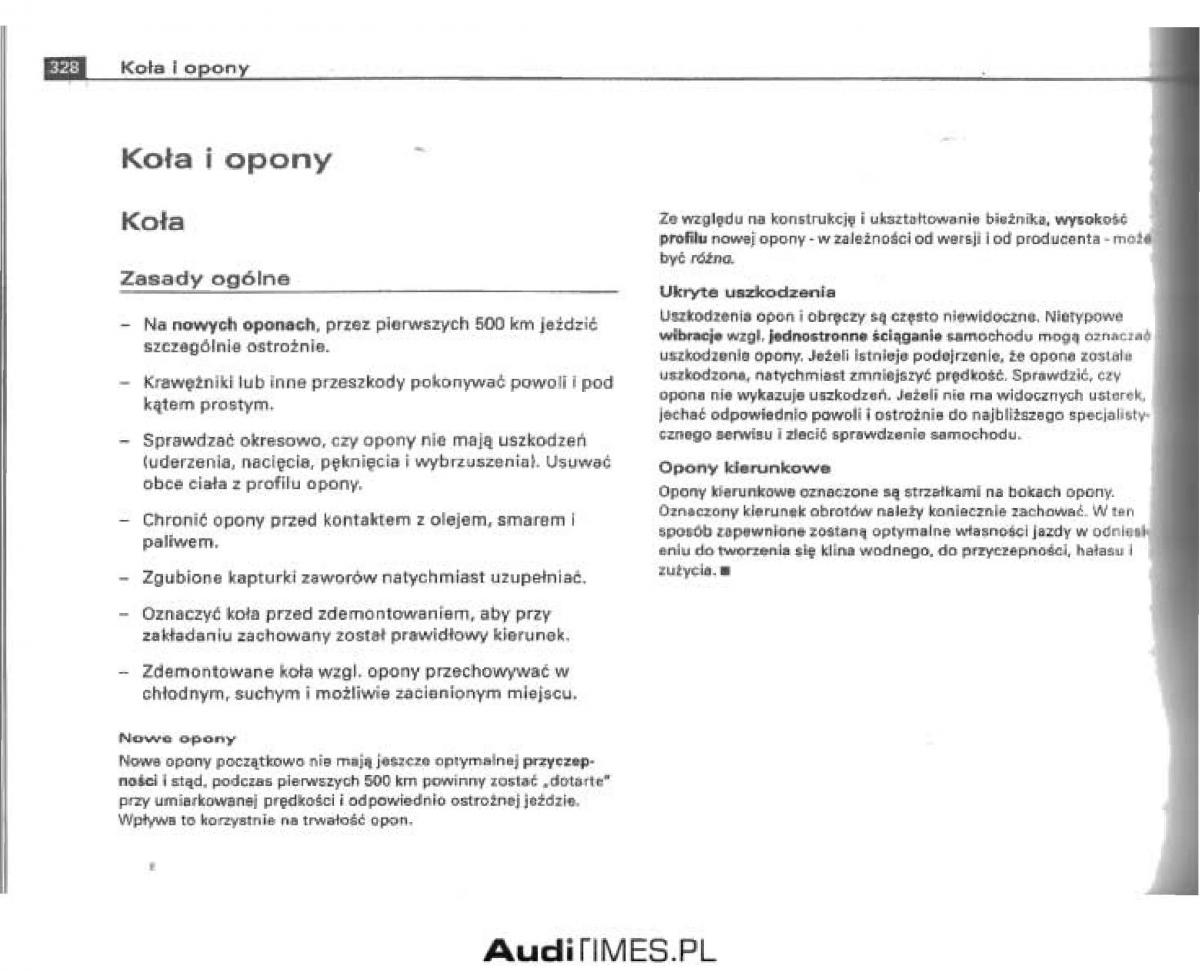 Audi A4 B6 instrukcja obslugi / page 314