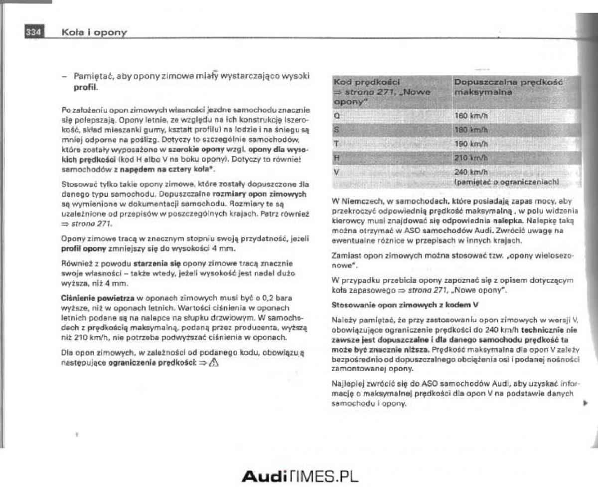 Audi A4 B6 instrukcja obslugi / page 320