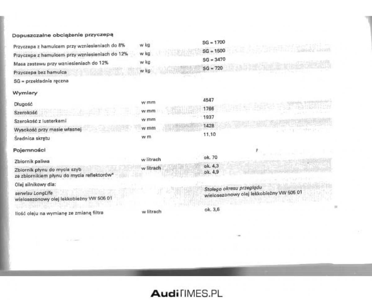 Audi A4 B6 instrukcja obslugi / page 377