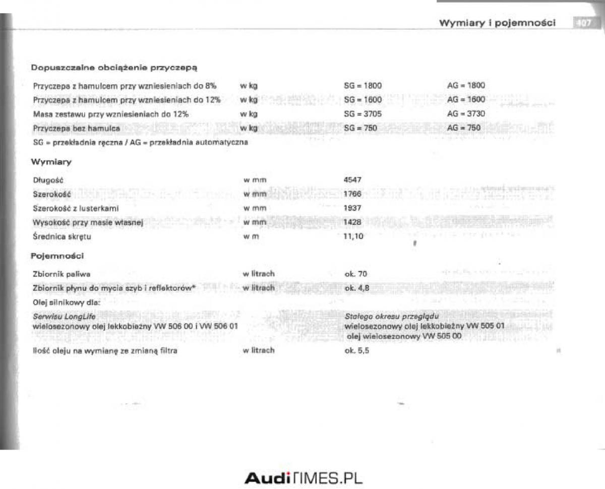 Audi A4 B6 instrukcja obslugi / page 385