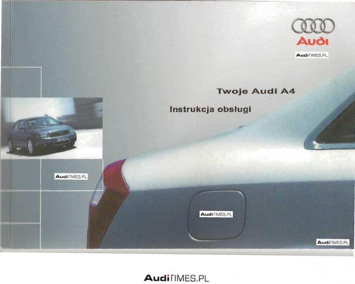 Audi A4 B6 instrukcja obslugi / page 1