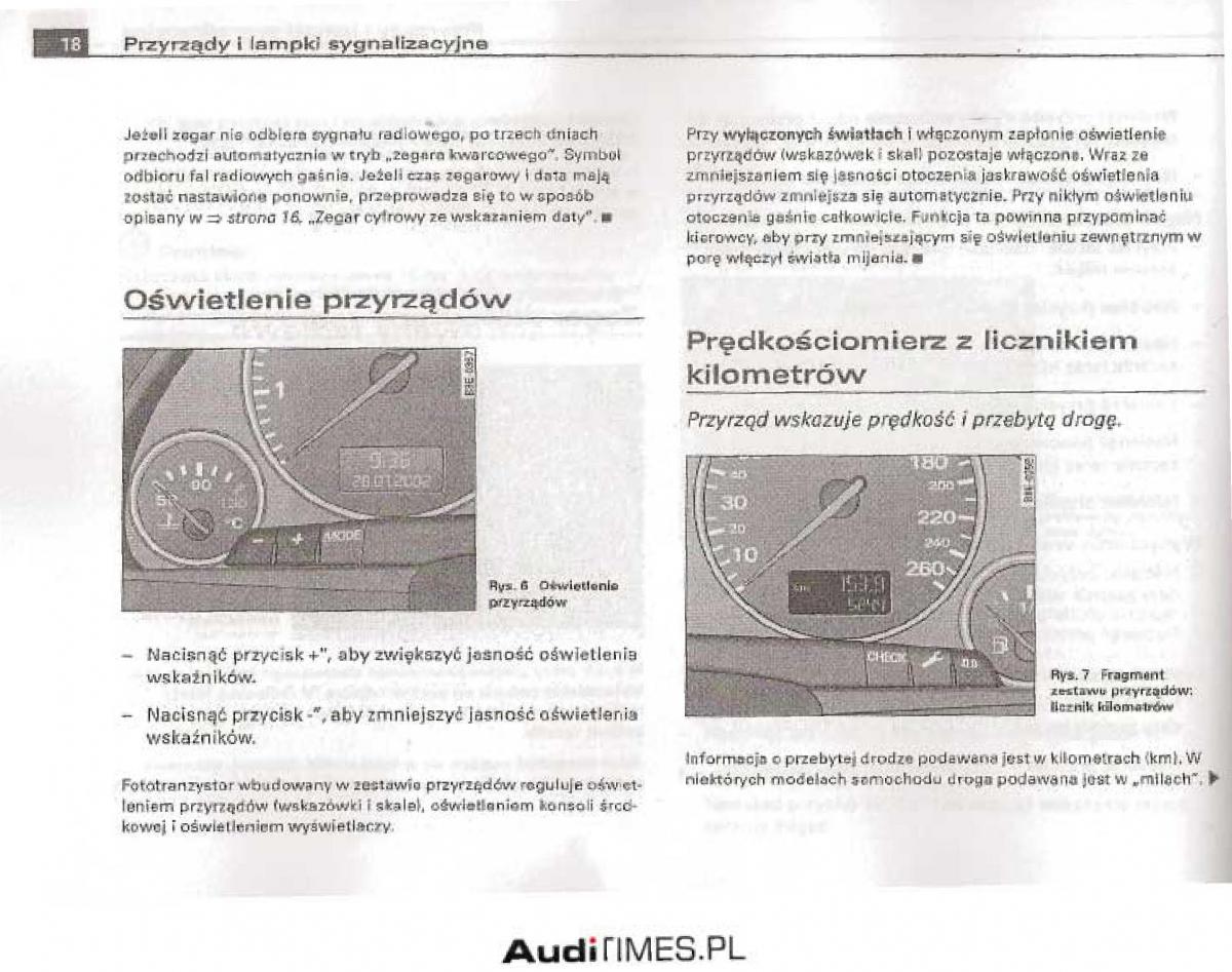 Audi A4 B6 instrukcja obslugi / page 13