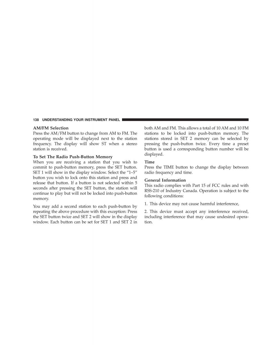 Jeep Grand Cherokee WJ manual / page 138