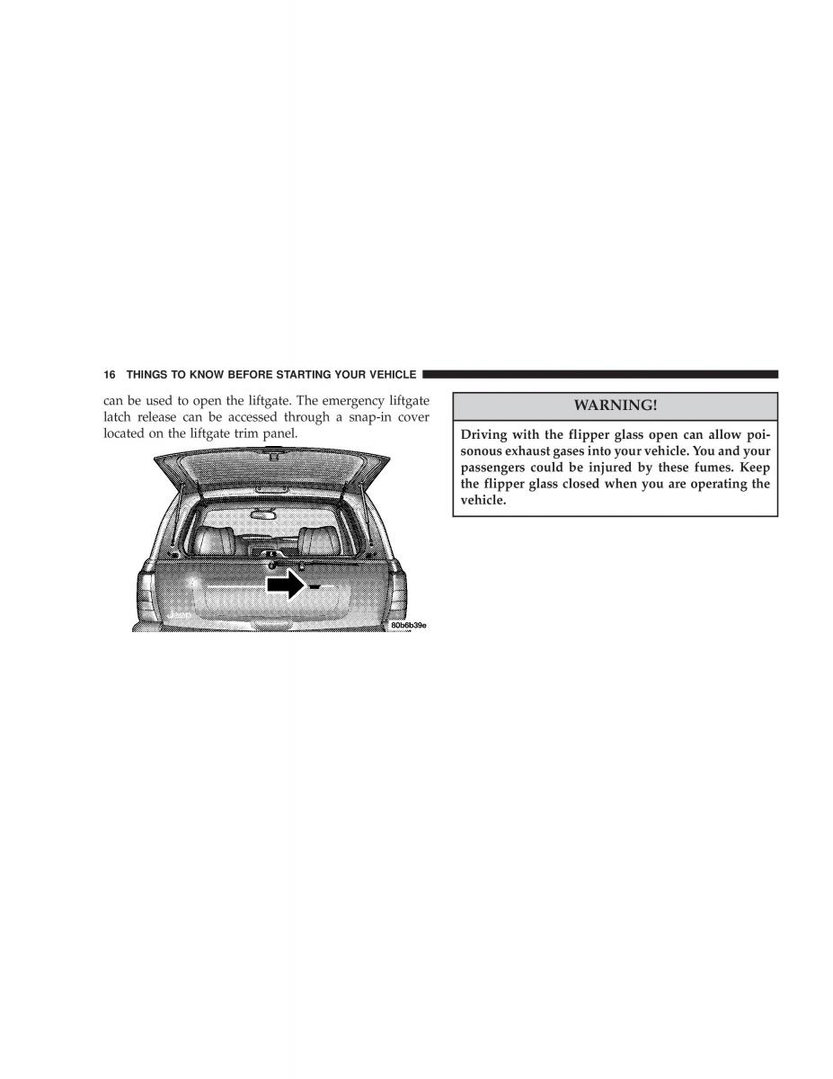 Jeep Grand Cherokee WJ manual / page 16