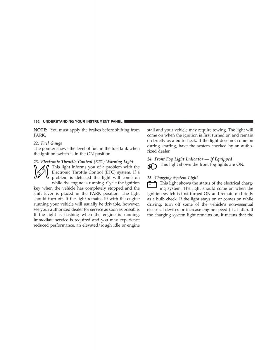 Jeep Grand Cherokee WH WK manual / page 194