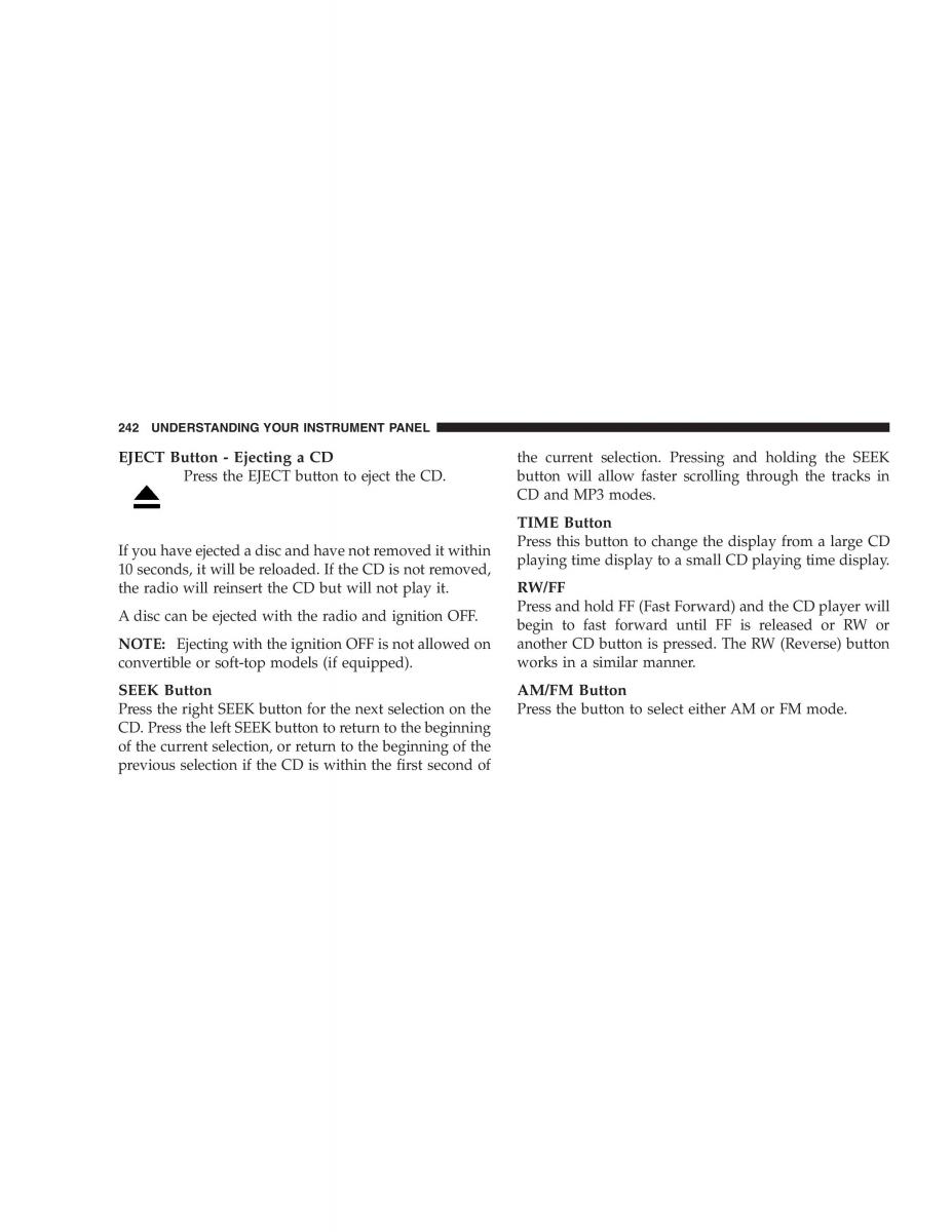 Jeep Grand Cherokee WH WK manual / page 244