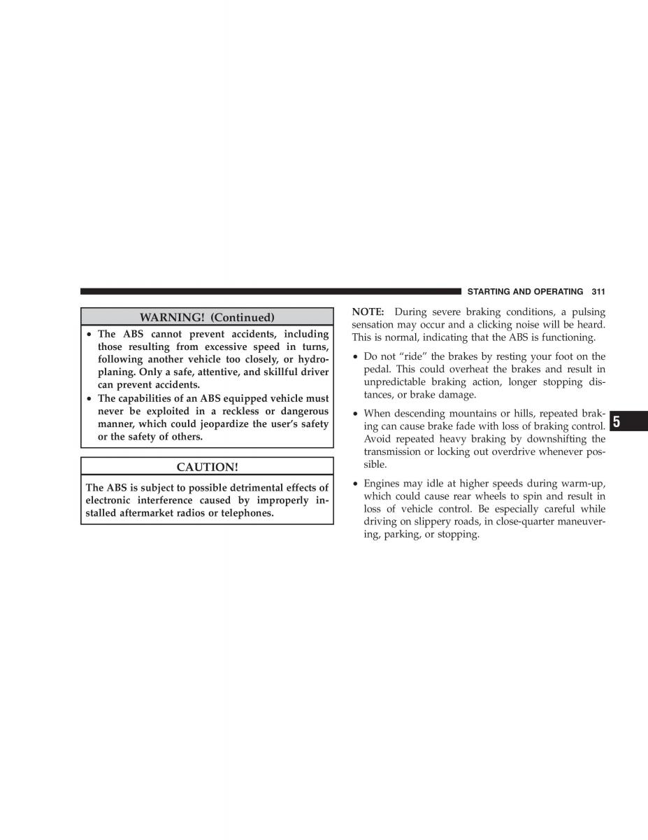 Jeep Grand Cherokee WH WK manual / page 313