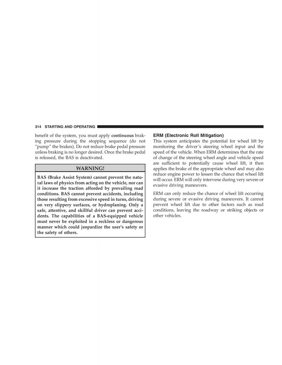 Jeep Grand Cherokee WH WK manual / page 316