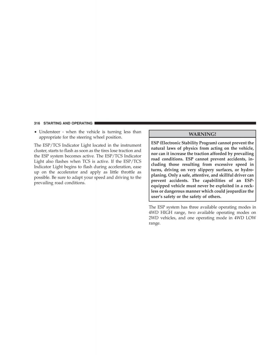 Jeep Grand Cherokee WH WK manual / page 318