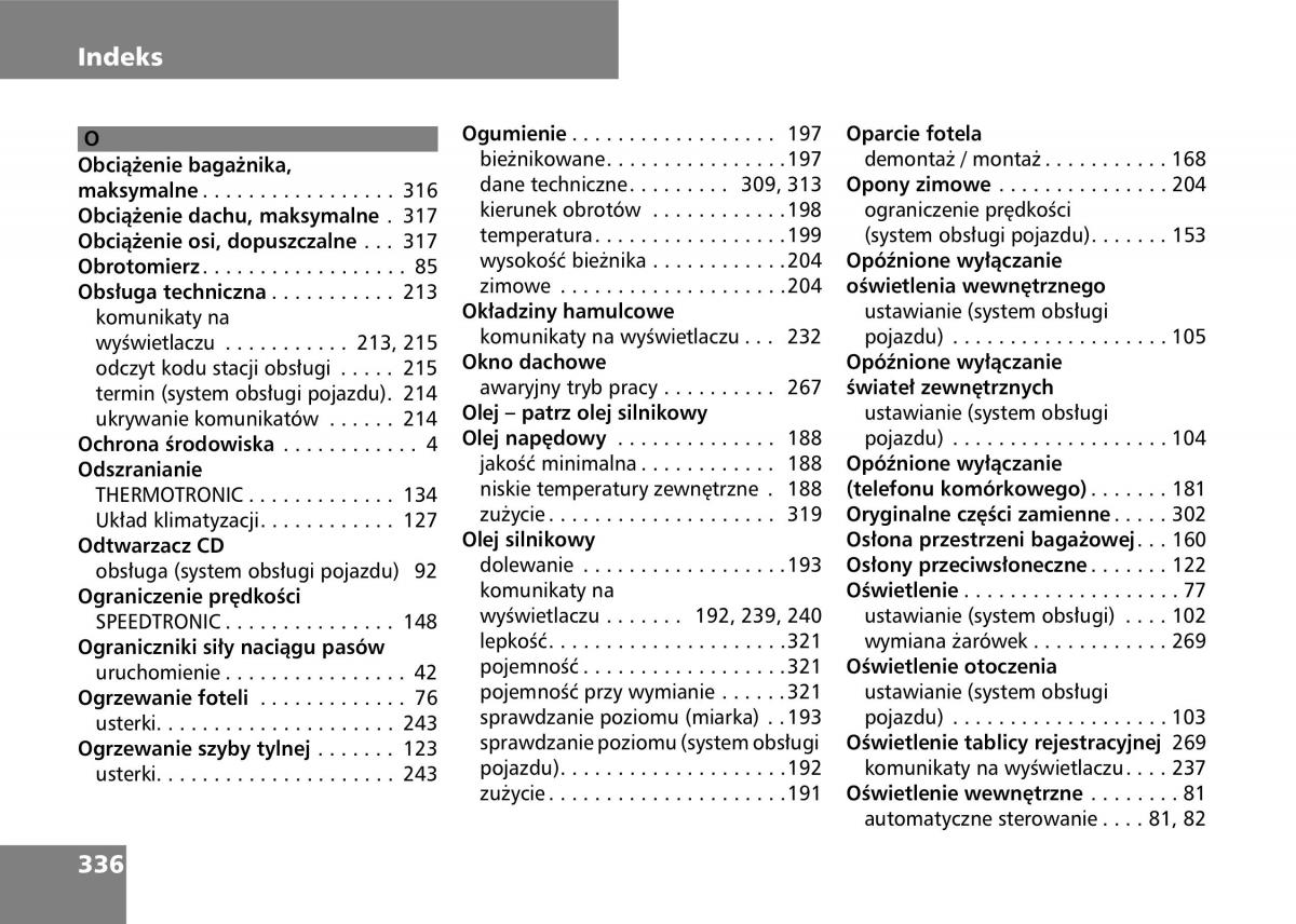 manual  Mercedes A classe II W169 instrukcja / page 338