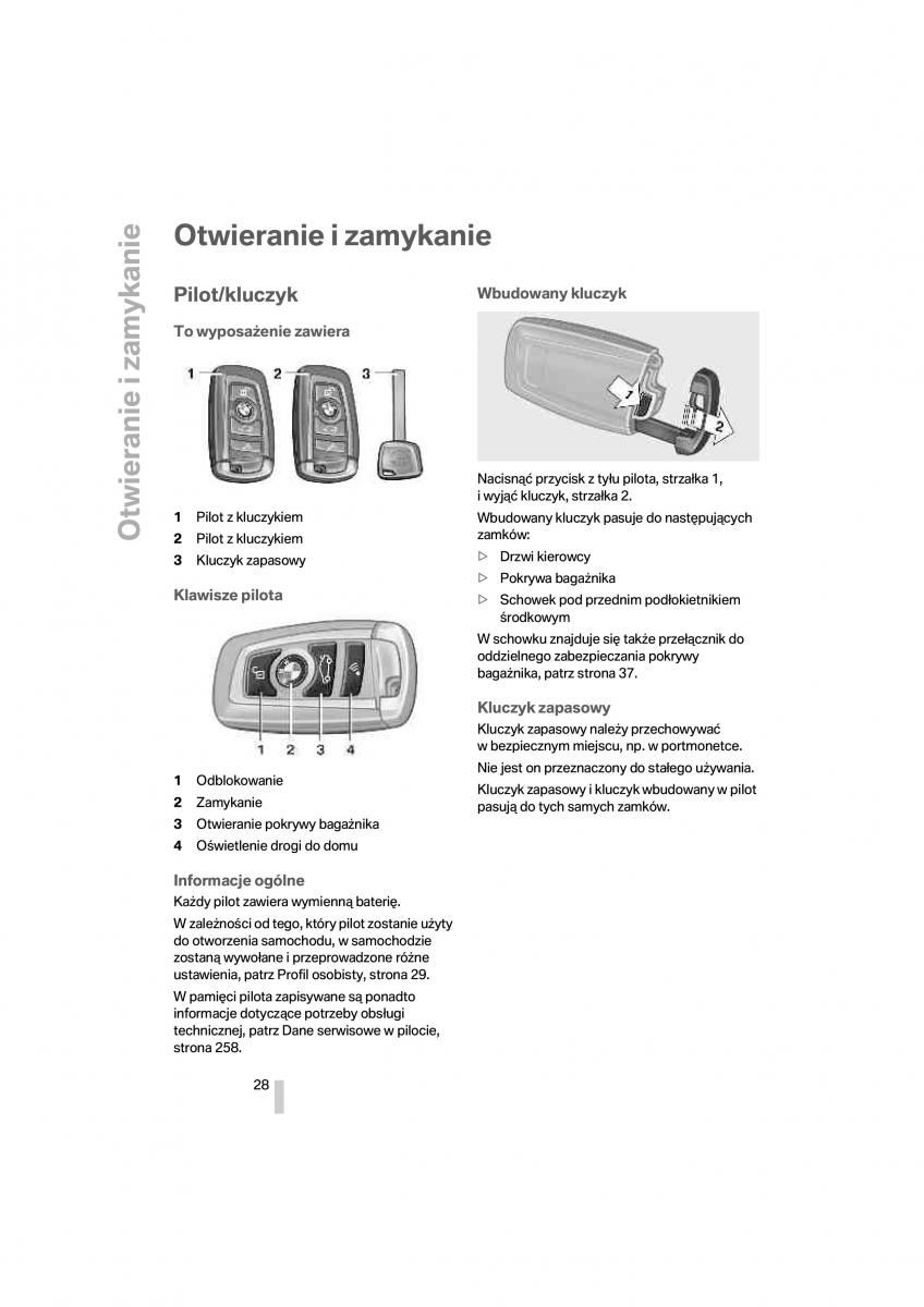 BMW 7 F01 instrukcja obslugi / page 29