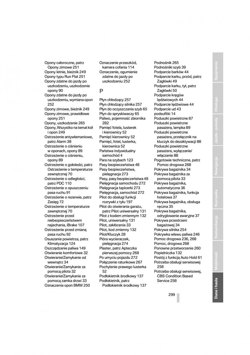 BMW 7 F01 instrukcja obslugi / page 300