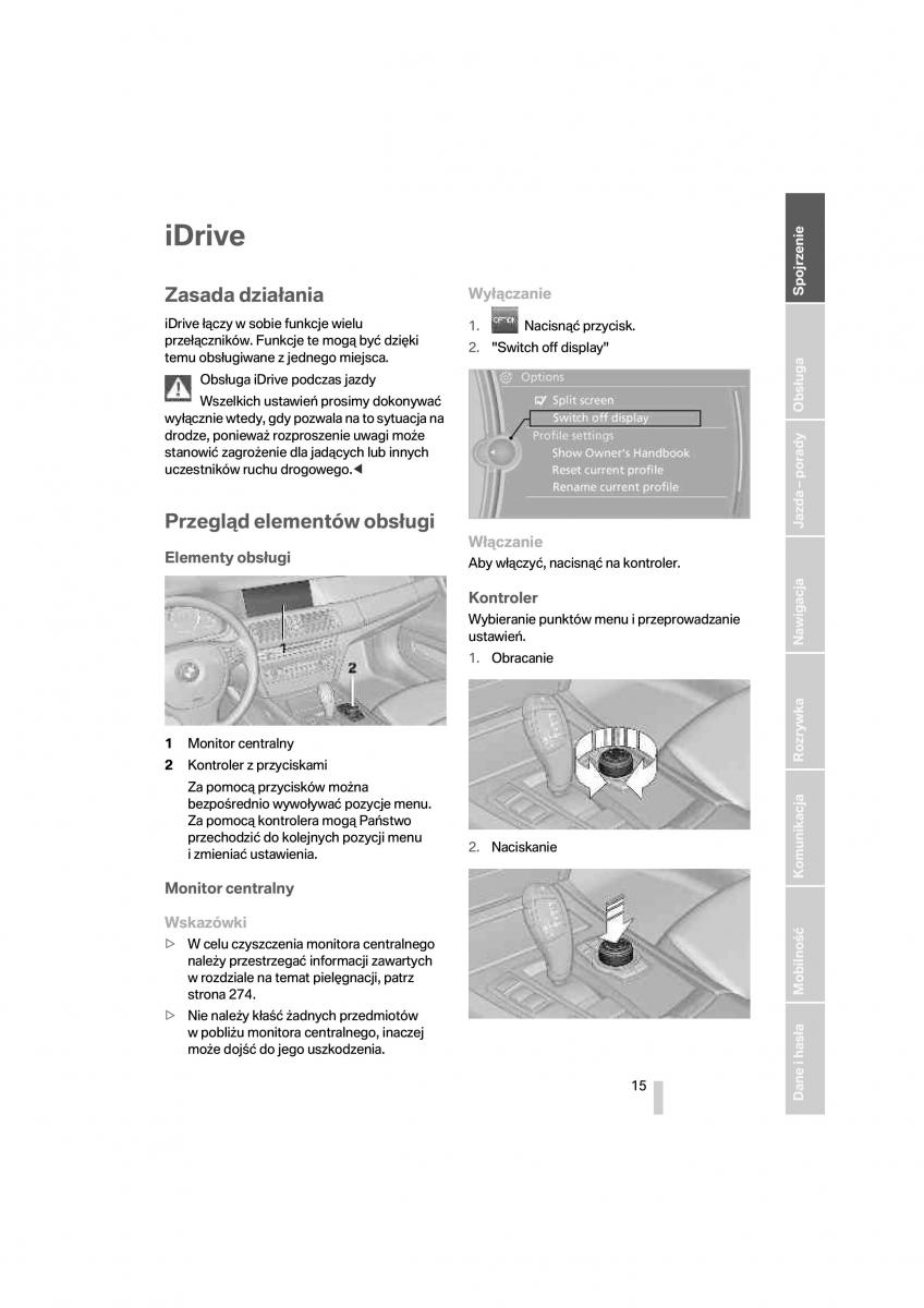 BMW 7 F01 instrukcja obslugi / page 16
