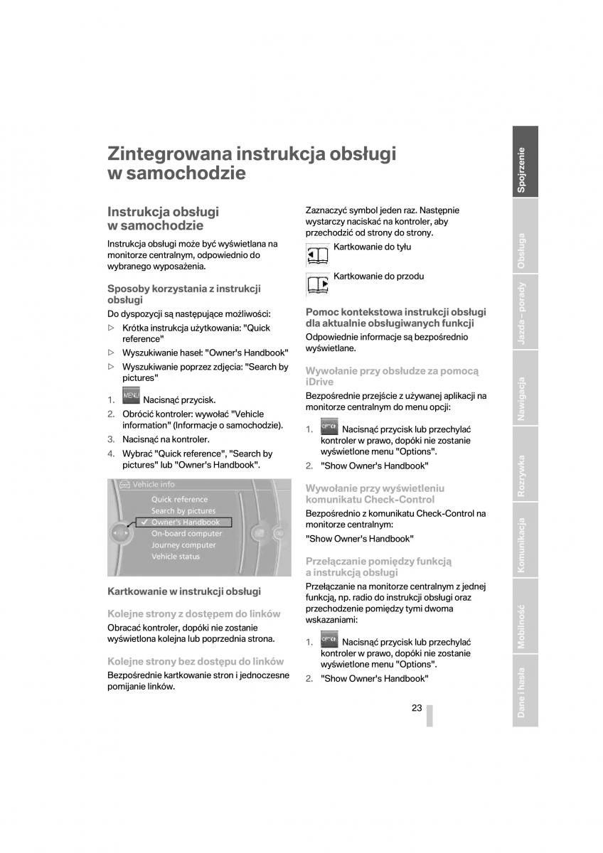 BMW 7 F01 instrukcja obslugi / page 24