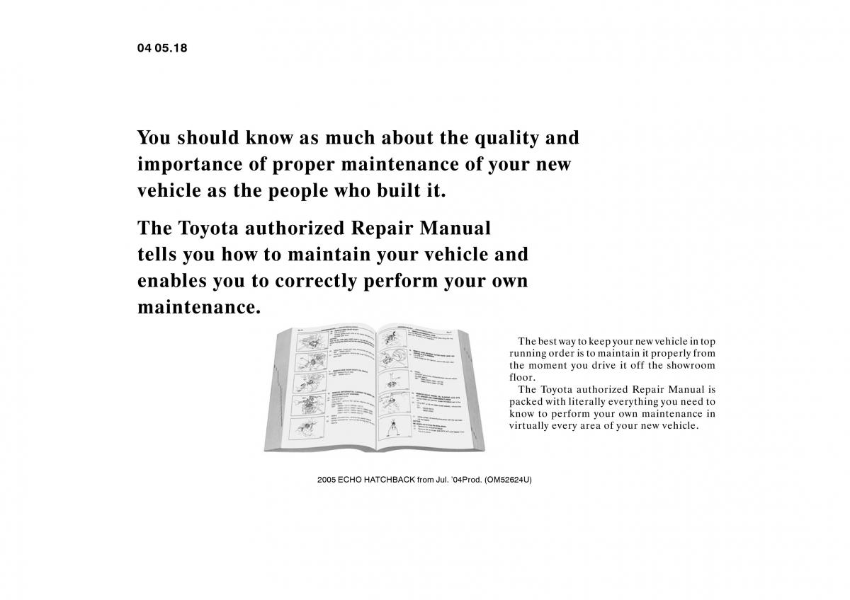 manual  Toyota Yaris I owners manual / page 227