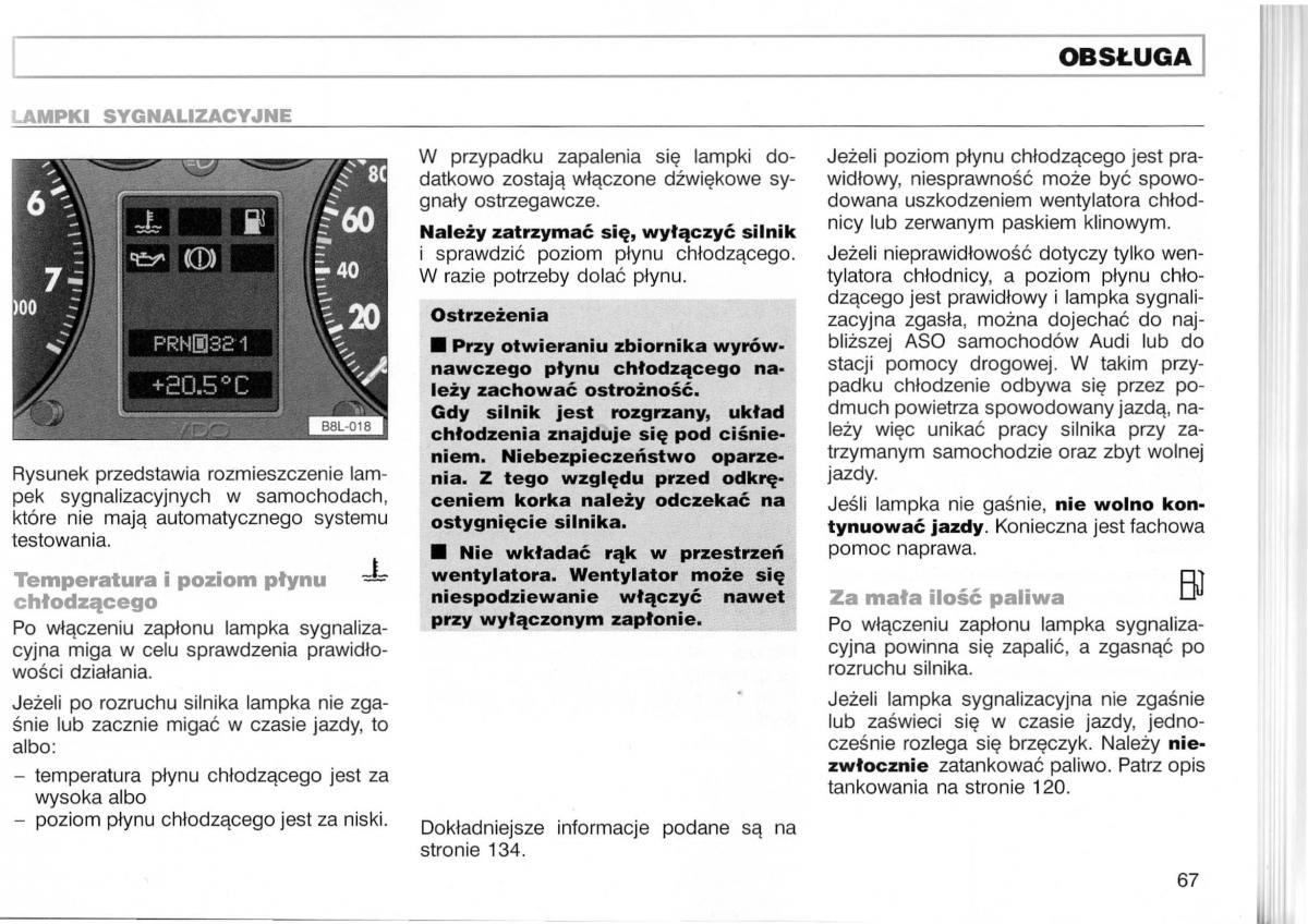 Audi A3 I 1 instrukcja obslugi / page 114
