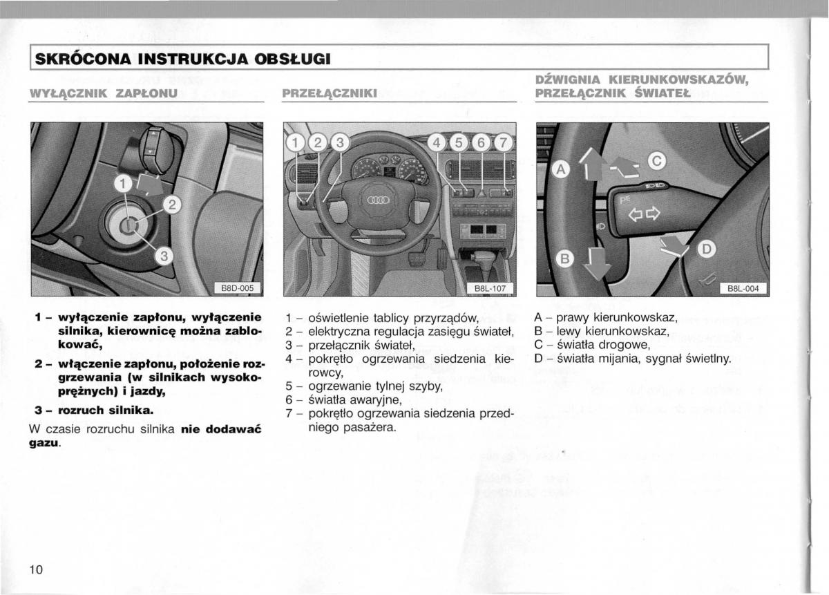 manual  Audi A3 I 1 instrukcja / page 11