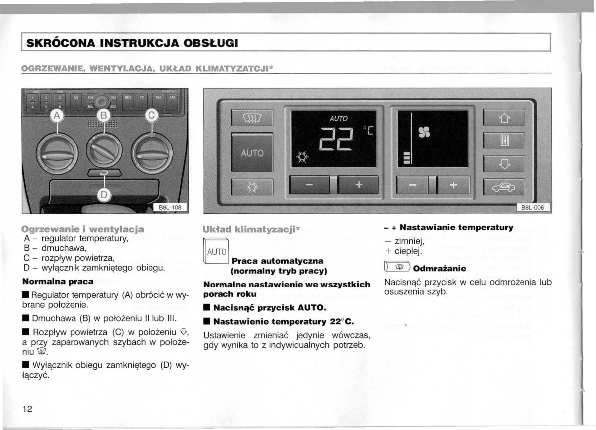 Audi A3 I 1 instrukcja obslugi / page 13