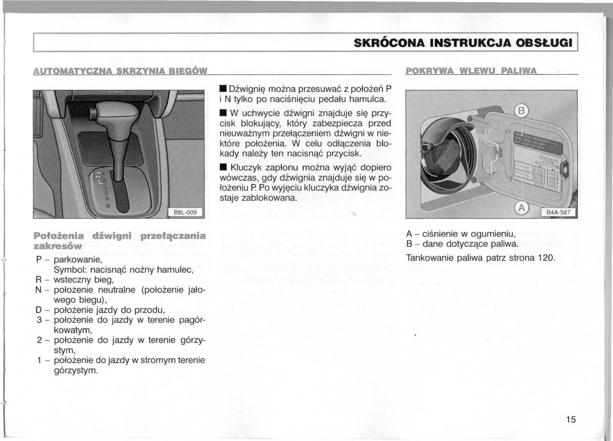Audi A3 I 1 instrukcja obslugi / page 16